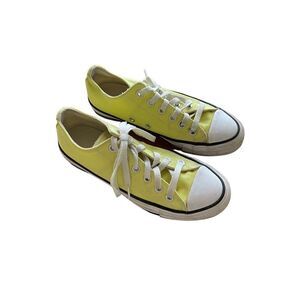 Converse Unisex Yellow All Star Zitron Low Top Chuck Taylor Sneakers M5 W7